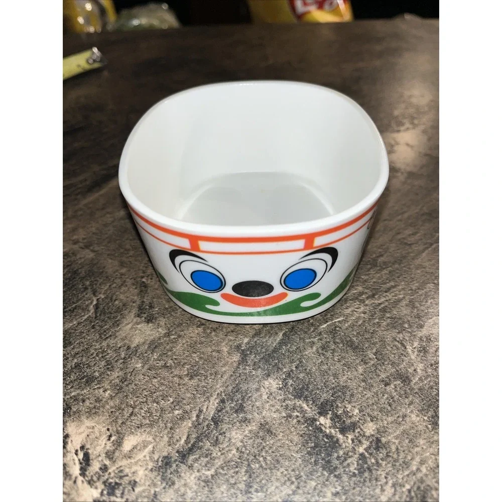 Vintage Deka Popeye Small Plastic Bowl - 1970s Ship Boat Design - Dip/Snack Bowl